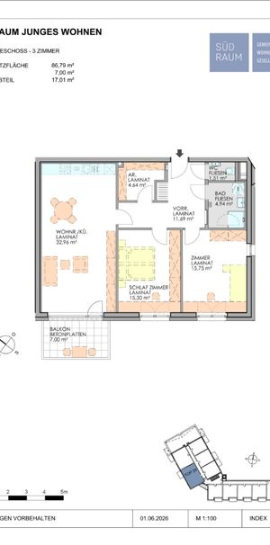 Lichtdurchflutete Süd/West Wohnung - Top 24 - Foto 2