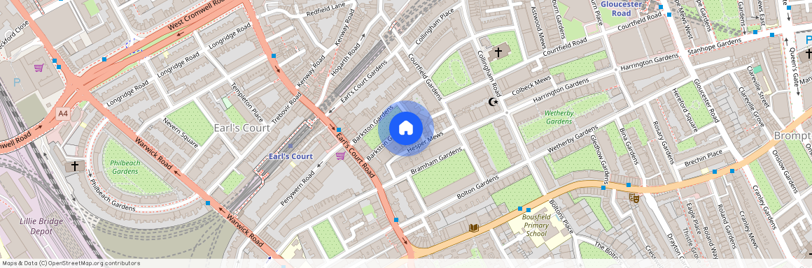 Barkston Gardens, South Kensington, London, SW5