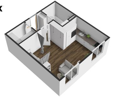 Pronájem bytu 1+kk v osobním vlastnictví 30 m², Klecany - Fotografie 2