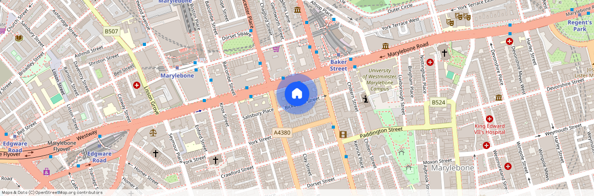 Bickenhall Mansions, Bickenhall Street, London, W1U