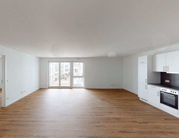 Loftcharakter auf 2-Zimmern! Neubauwohnung mit EBK und Balkon/Terrasse - Foto 1