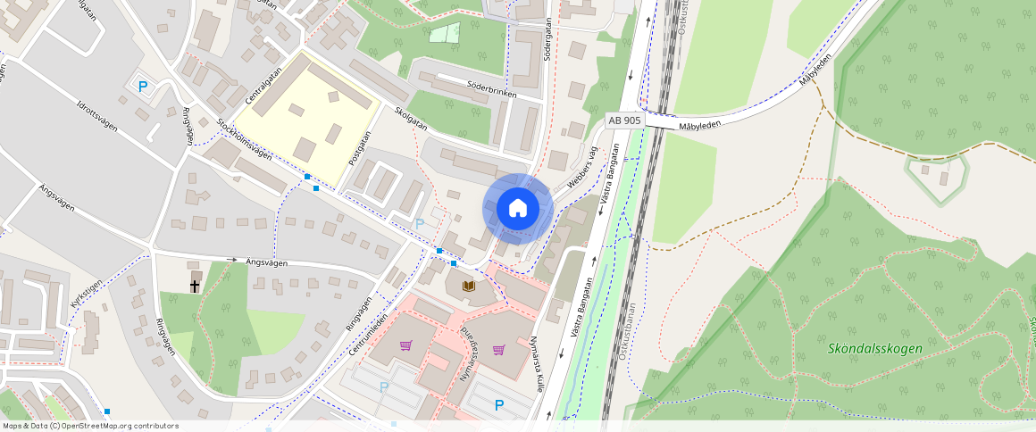 Södergatan **, Märsta Centrum