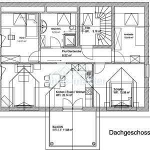 Exklusive Neubau 4-Zimmer Dachgeschosswohnung mit Balkon - Photo 2