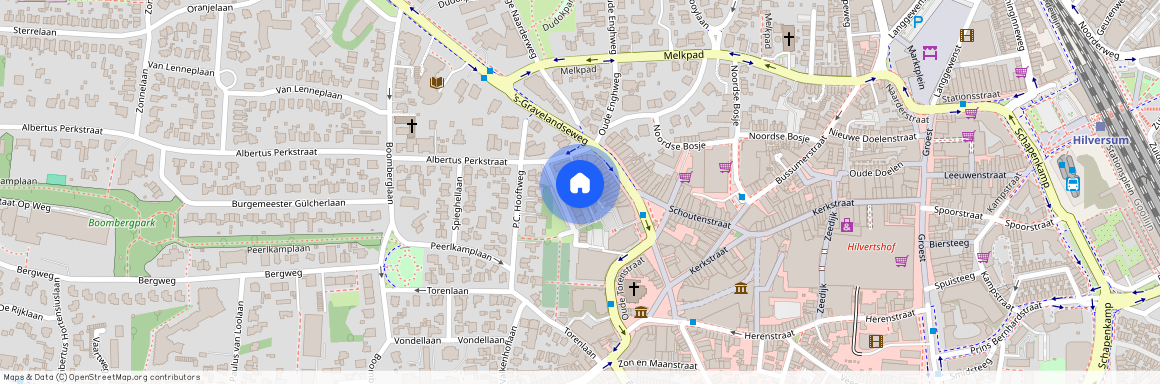 Centrum, 1217 MA, Albertus Perksteeg, Hilversum