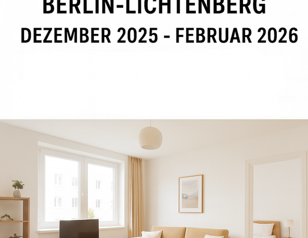 Untermiete: 2-Zimmerwohnung in Berlin Lichtenberg - Foto 1