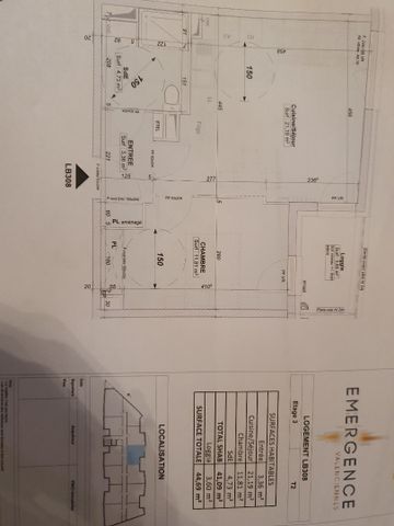 Location Appartement 2 pièces 41m² VALENCIENNES 59300 - Photo 3