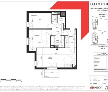 location Appartement T3 DE 67.55m² À COMPIEGNE - Photo 6
