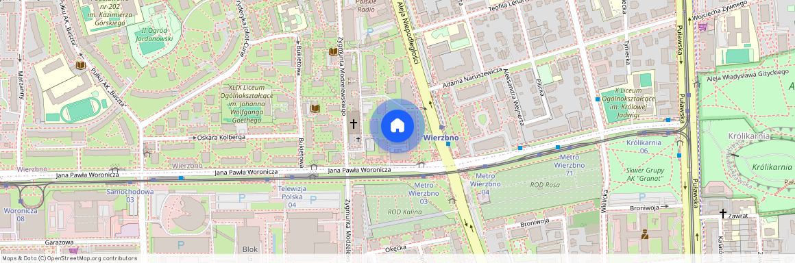 Wierzbno, Mokotów, Warszawa, mazowieckie