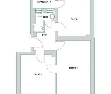 Modernisierte 2-Zimmer-Wohnung im Spessartring! - Photo 2