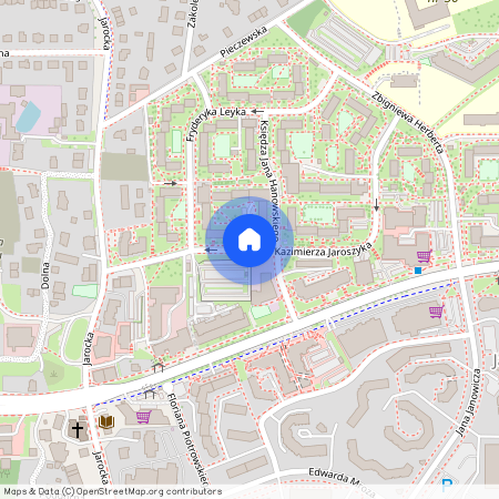 ul. Kazimierza Jaroszyka, Jaroty, Olsztyn, warmińsko-mazurskie