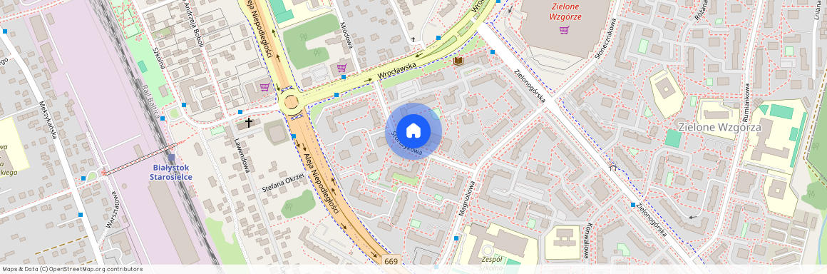 ul. Storczykowa, Zielone Wzgórza, Białystok, podlaskie