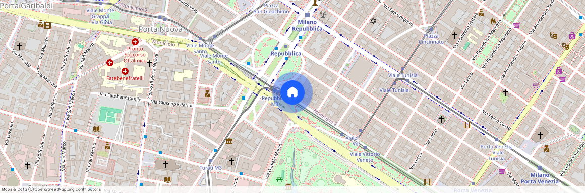 Viale via vittorio veneto, Milano, Lombardy 20124