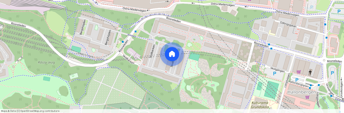 Hallonbergen, Skidbacken 46