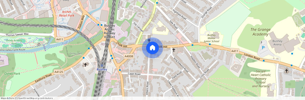 Chalk Hill, WD19, Bushey, Watford, WD19