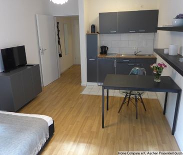 Aachen-Nähe Uni: Modern möbl., ruhiges 1-Zi-Apm. m. kl. Terrasse, a... - Photo 1
