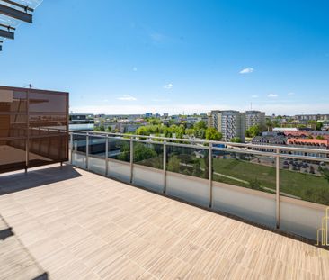 Piękne dwa pokoje z panoramą miasta i dużym tarase - Zdjęcie 5