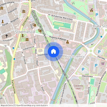 ul. Inwalidów, Śródmieście Bielsko, Bielsko-Biała, śląskie