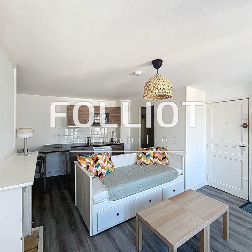 A LOUER - Appartement studio meubl� � l'ann�e � Granville - 21.7m� - Photo 1