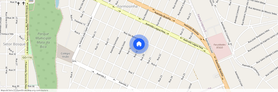 Rua 18, Formosinha, Formosa, DF, 73813280