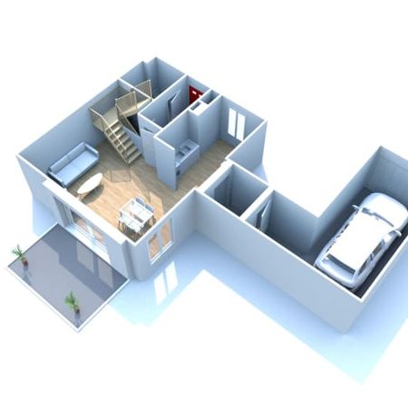 Pavillon 4 pièces en location à Eu - Photo 3