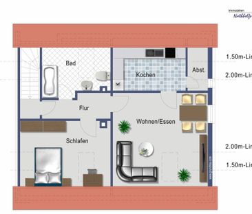 Pfiffige Dachgeschosswohnung am Ulmer Eselsberg - Photo 5