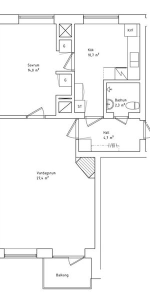 Norra Drottninggatan 41 A - Foto 2