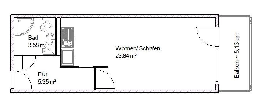 Wohnungsangebot Mittelstraße 2 - Photo 1
