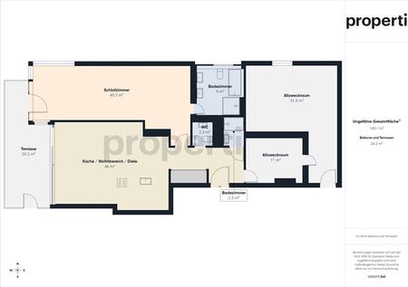 2.5 Zimmer, EG - Foto 3