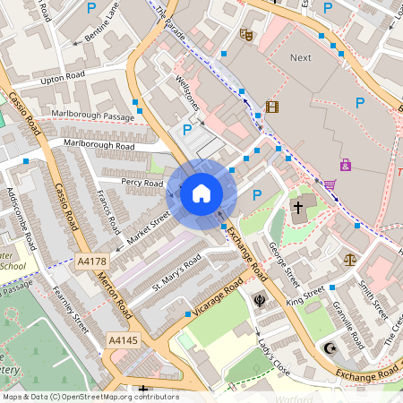 The Roof Gardens, Watford WD18