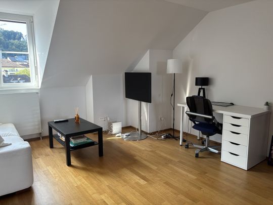 APPARTEMENT 11/2 PIÈCES MANSARDÉ À LUCERNE, MEUBLÉ, TEMPORAIRE - Photo 1