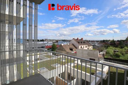 Pronájem bytu 1+kk, ulice Řepova, parkovací stání, balkon, sklep, novostavba - výhoda prvního nájemníka - Fotografie 4