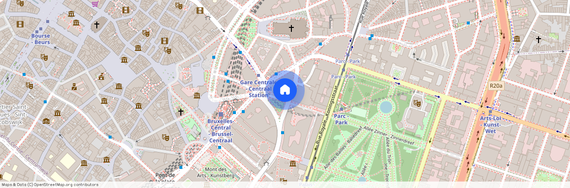 Drève Du Parc - Parkdreef 41 bus 4, 1000 Brussel