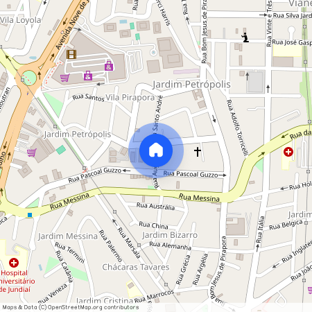 Rua Augusta, Jardim Petrópolis, Vianelo, Jundiaí - SP, 13207-420, Brazil