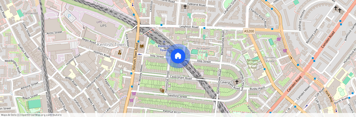 Islip Street, Kentish Town, NW5