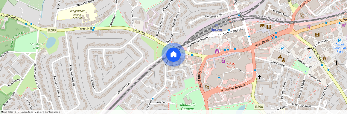 West Street, Epsom, KT18