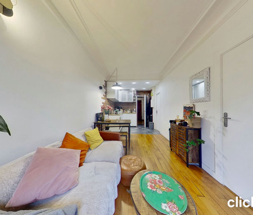 Appartement meublé 2 pièces lumineux avec balcon à Paris 18ᵉ – 34 m² - Photo 1