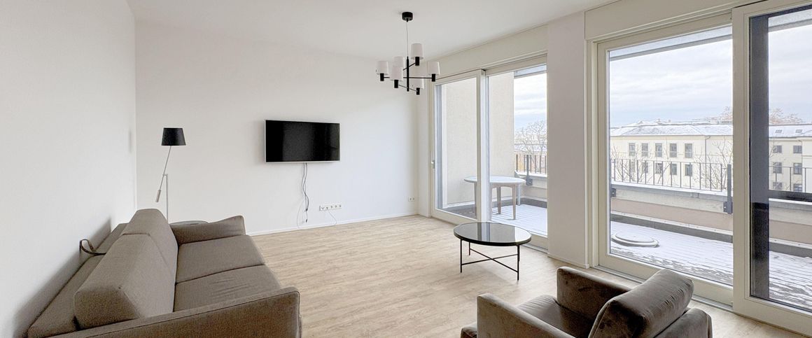 NEU: Teilmöbliertes Wohnjuwel über den Dächern des Leipziger Bachviertels! - Foto 1