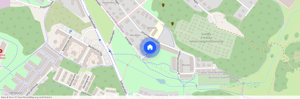 Flystagränd, Spånga