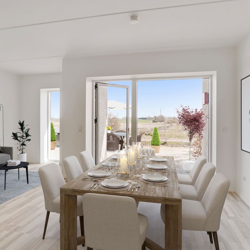 Egedal Stationsby - Dejlig 3-værelses lejebolig med privat terrasse og fantastisk grøn udsigt - Photo 1