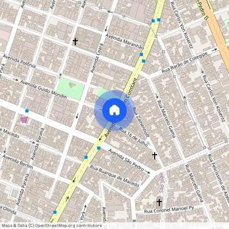 Avenida Benjamin Constant, São Geraldo, Porto Alegre