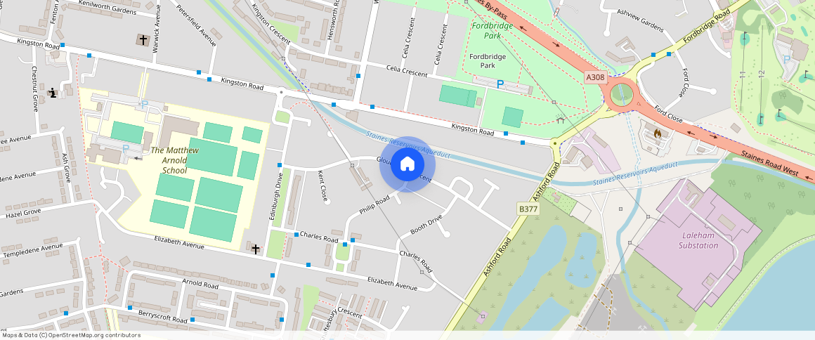 Gloucester Crescent, Staines, TW18