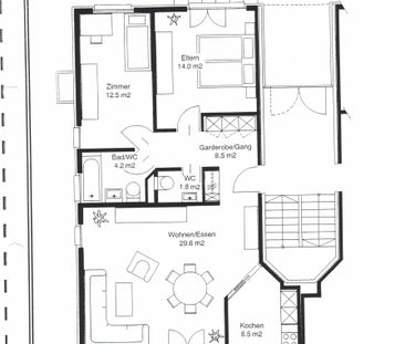 Zu vermieten per sofort oder nach Vereinbarung frisch renovierte 3.5 Zi-Wohnung mit 2 Balkone - Photo 6