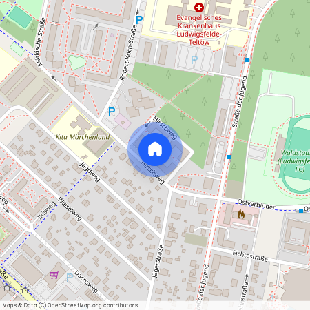 Hirschweg, 14974, Hirschweg    Ludwigsfelde