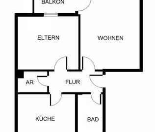 Renovierte 2 - Zimmer Wohnung mit Balkon in modernisierter Wohnanlage! - Photo 2