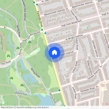 171 Parkside Drive Unit# Upper, Toronto