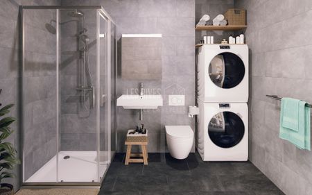 New studio with balcony – 3rd floor – Les Rives de la Veveyse - Photo 2