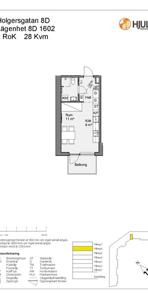Ledig från 1 februari 2026. Hyra exkl. kostnad för varm- och kallvatten. - Foto 1