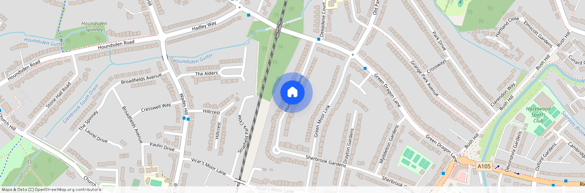 Hoodcote Gardens, Winchmore Hill, London N21