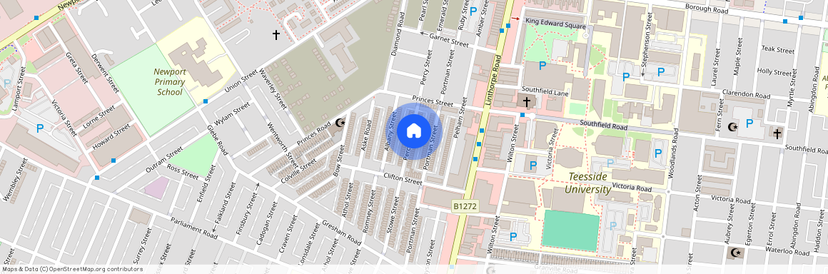 Percy Street, Middlesbrough, TS1