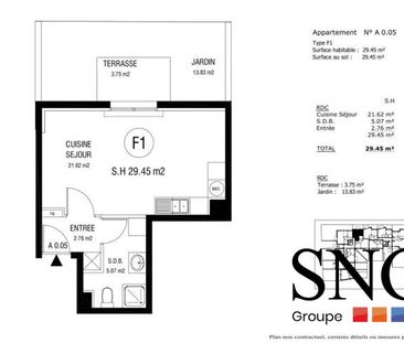 STUDIO AVEC BALCON ET PARKING - Photo 3